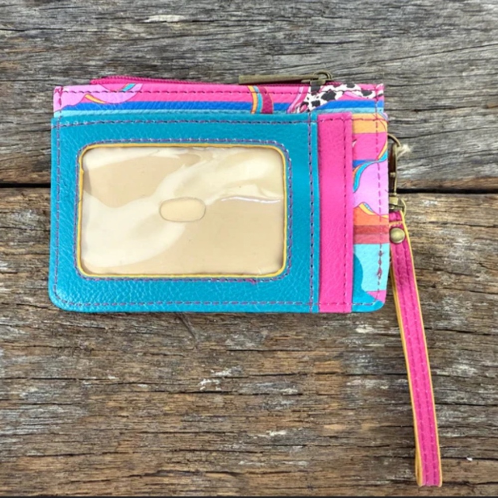 Catchfly Studio Leather Western Wristlet/Card Holder NWT - Picture 2 of 5